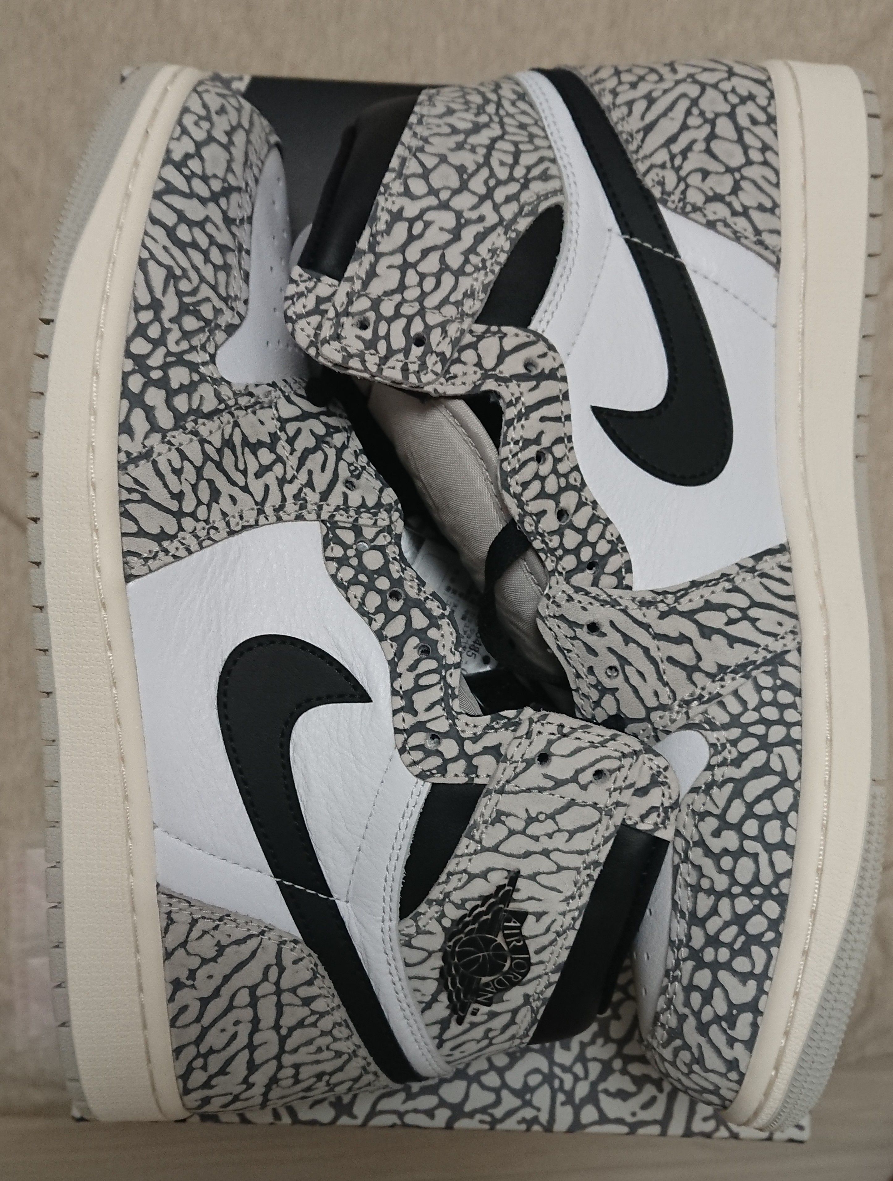 Nike Air Jordan 1 High OG "White Cement/Safari"