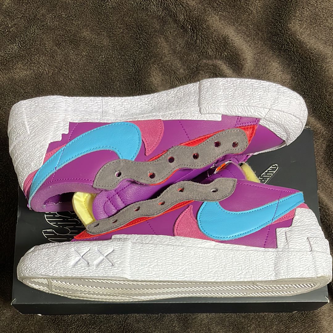 KAWS × sacai × Nike Blazer Low "Purple Dusk"
