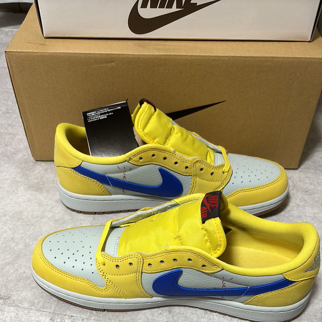 Travis Scott × Nike Women's Air Jordan 1 Retro Low OG "Canary"