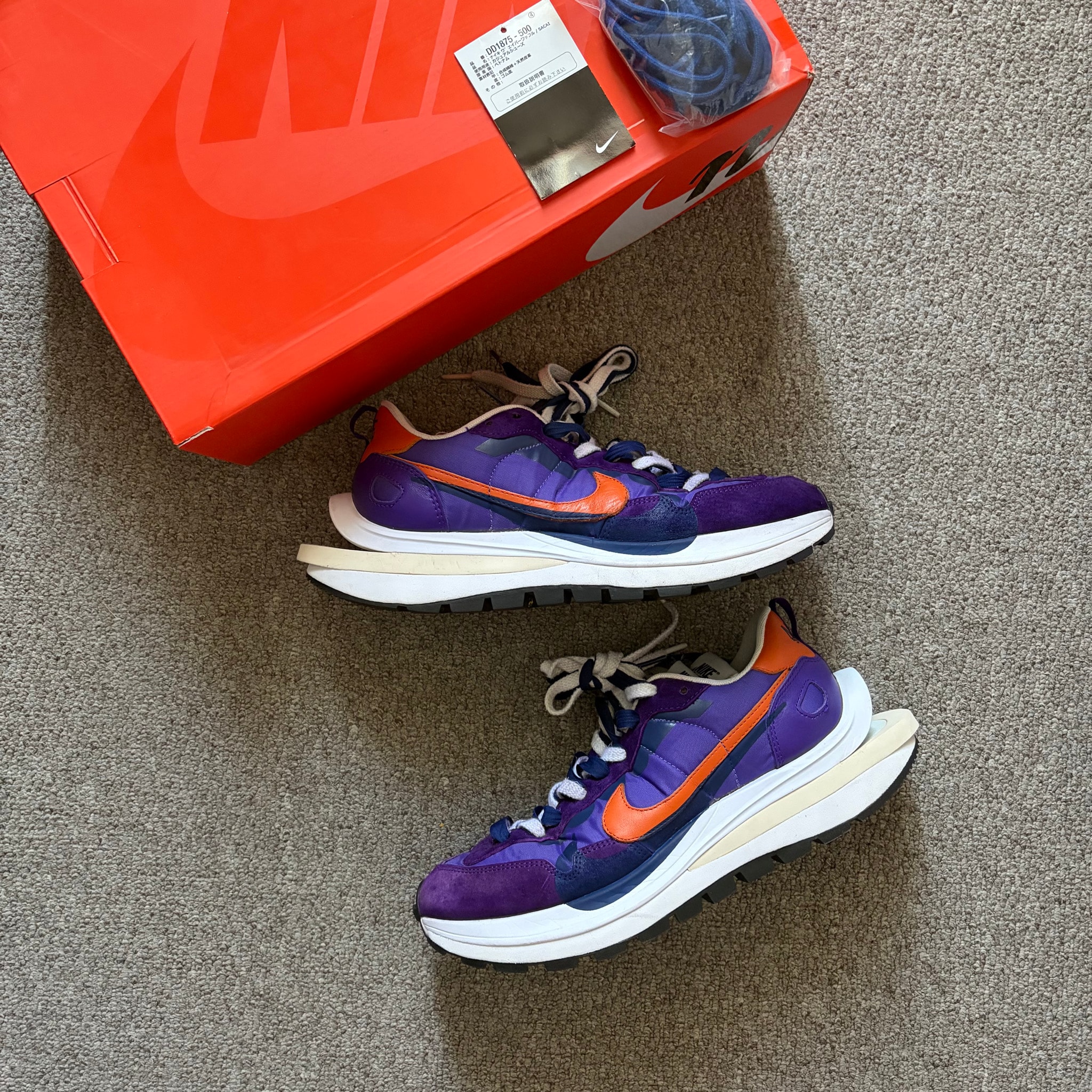 sacai × Nike Vapor Waffle "Dark Iris"