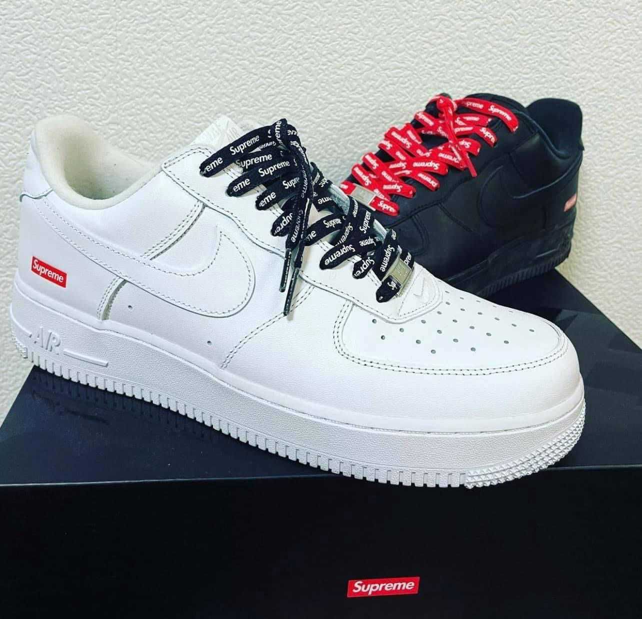 Supreme × Nike Air Force 1 Low "White"