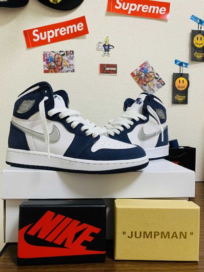 Nike GS Air Jordan 1 High OG CO.JP "Midnight Navy" (2020)(ブリーフケースなし)