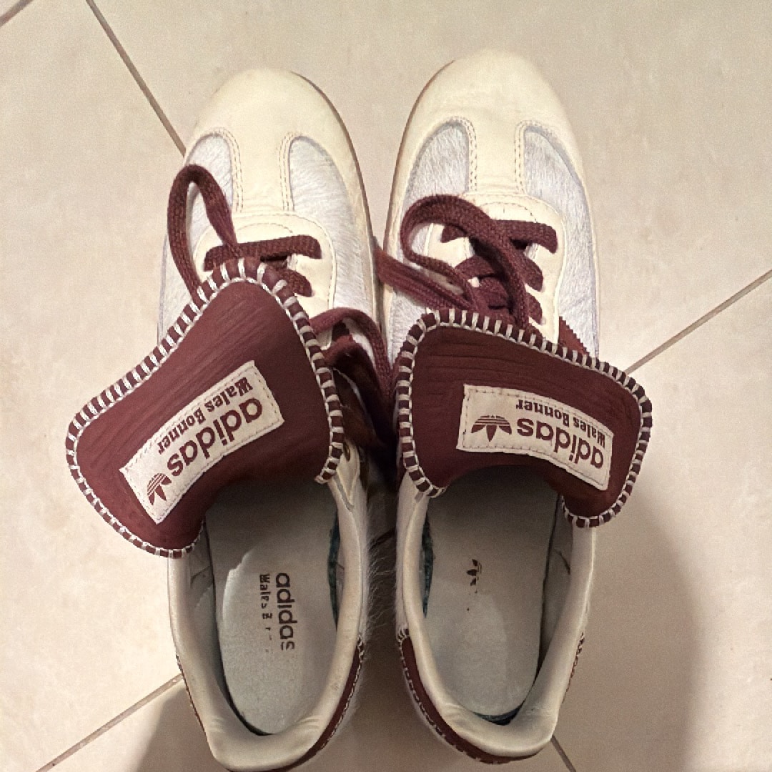 Wales Bonner × adidas Samba Pony Tonal Low "Cream White/Mystery Brown"