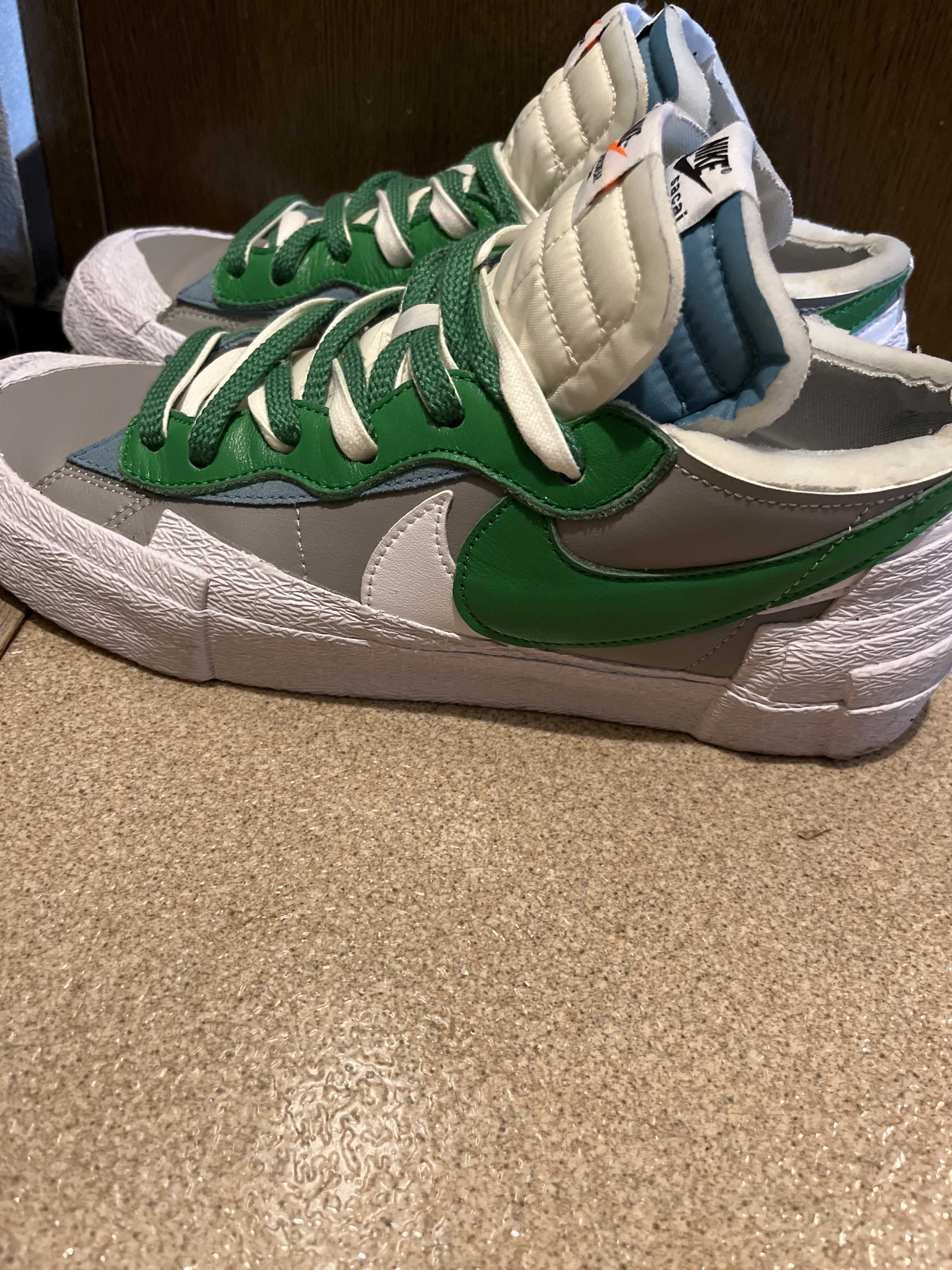 sacai × Nike Blazer Low "Classic Green"