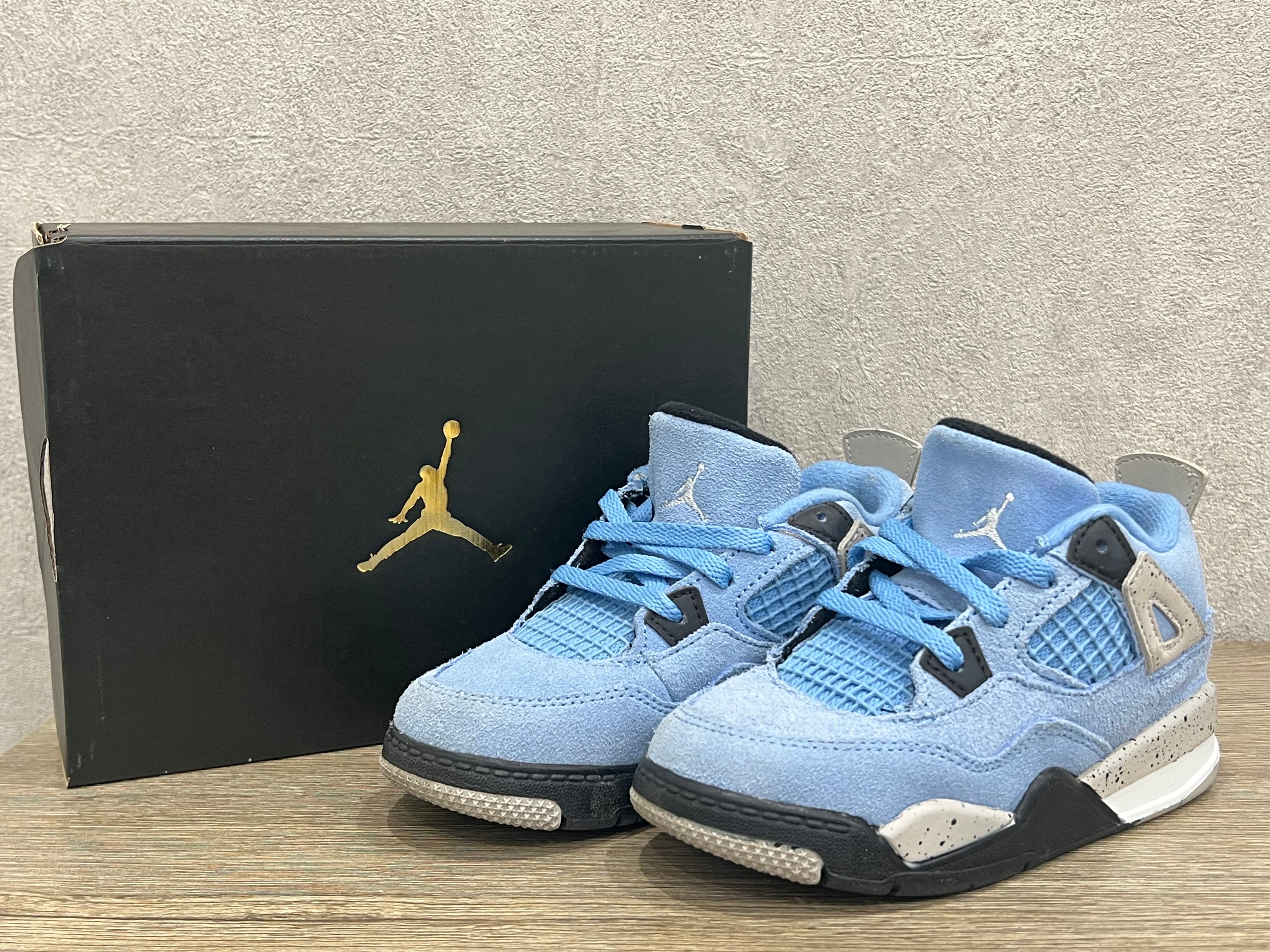 Nike TD Air Jordan 4 "University Blue" 