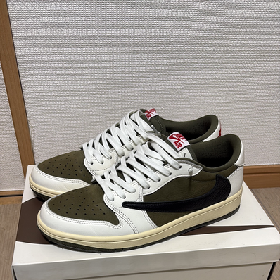 Travis Scott × Nike Air Jordan 1 Low OG SP "Reverse Olive"