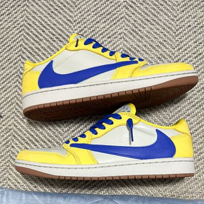 Travis Scott × Nike Women's Air Jordan 1 Retro Low OG "Canary"