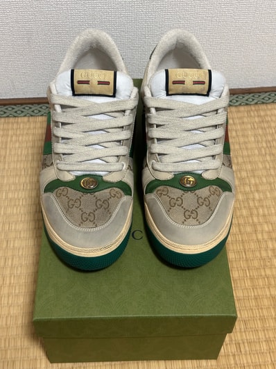 GUCCI Screener Sneaker "White Leather"