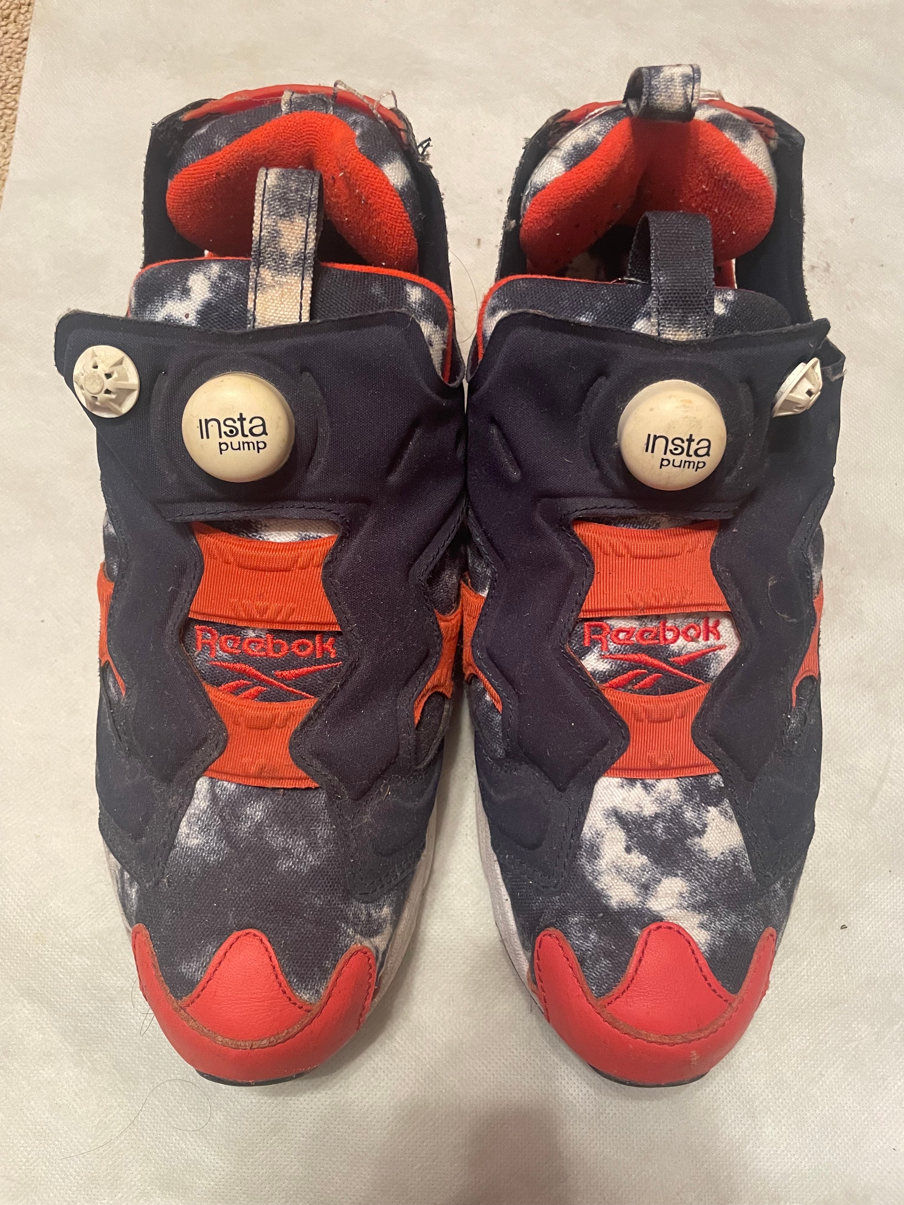 atmos × Reebok Instapump Fury "Bleached Denim"  