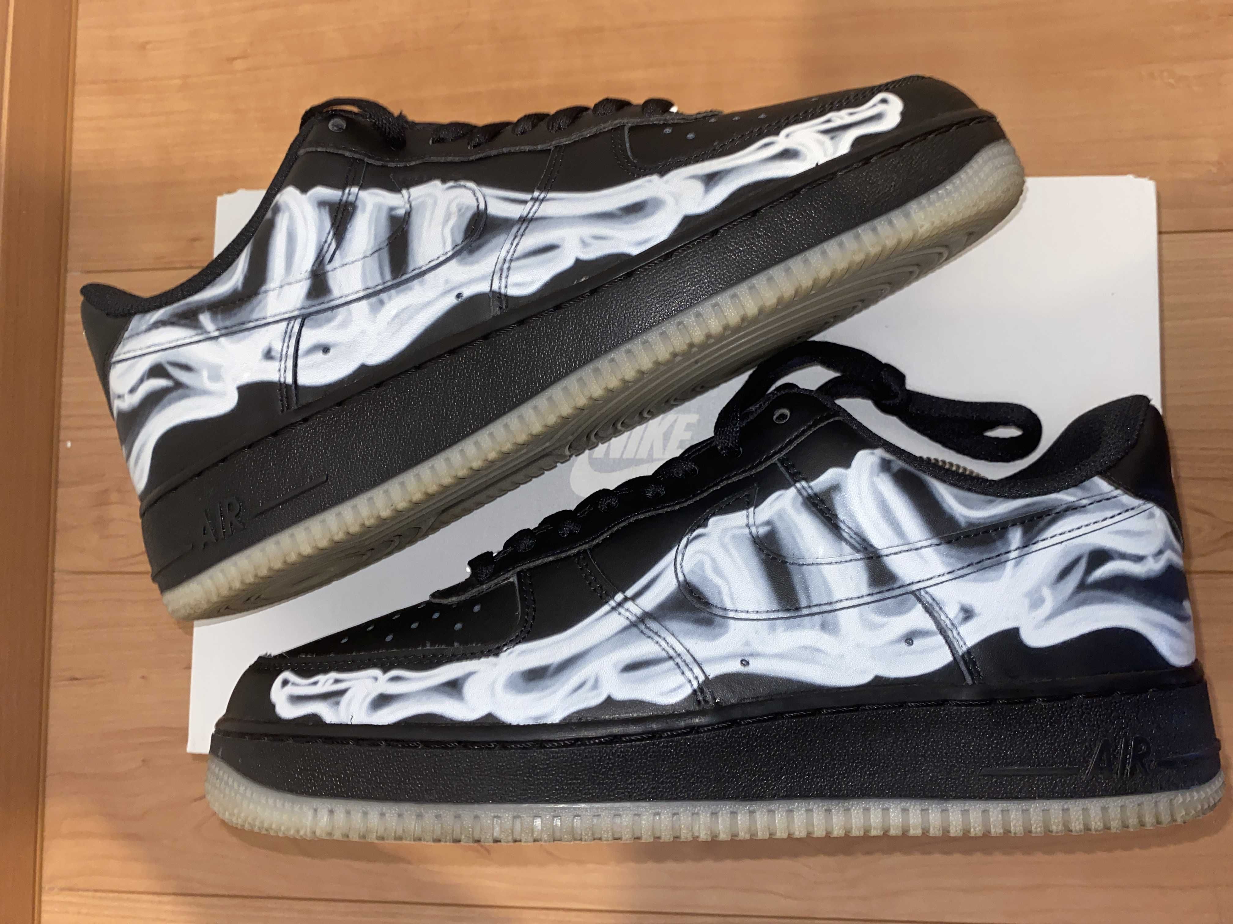 Nike Air Force 1 Low "Black Skeleton"