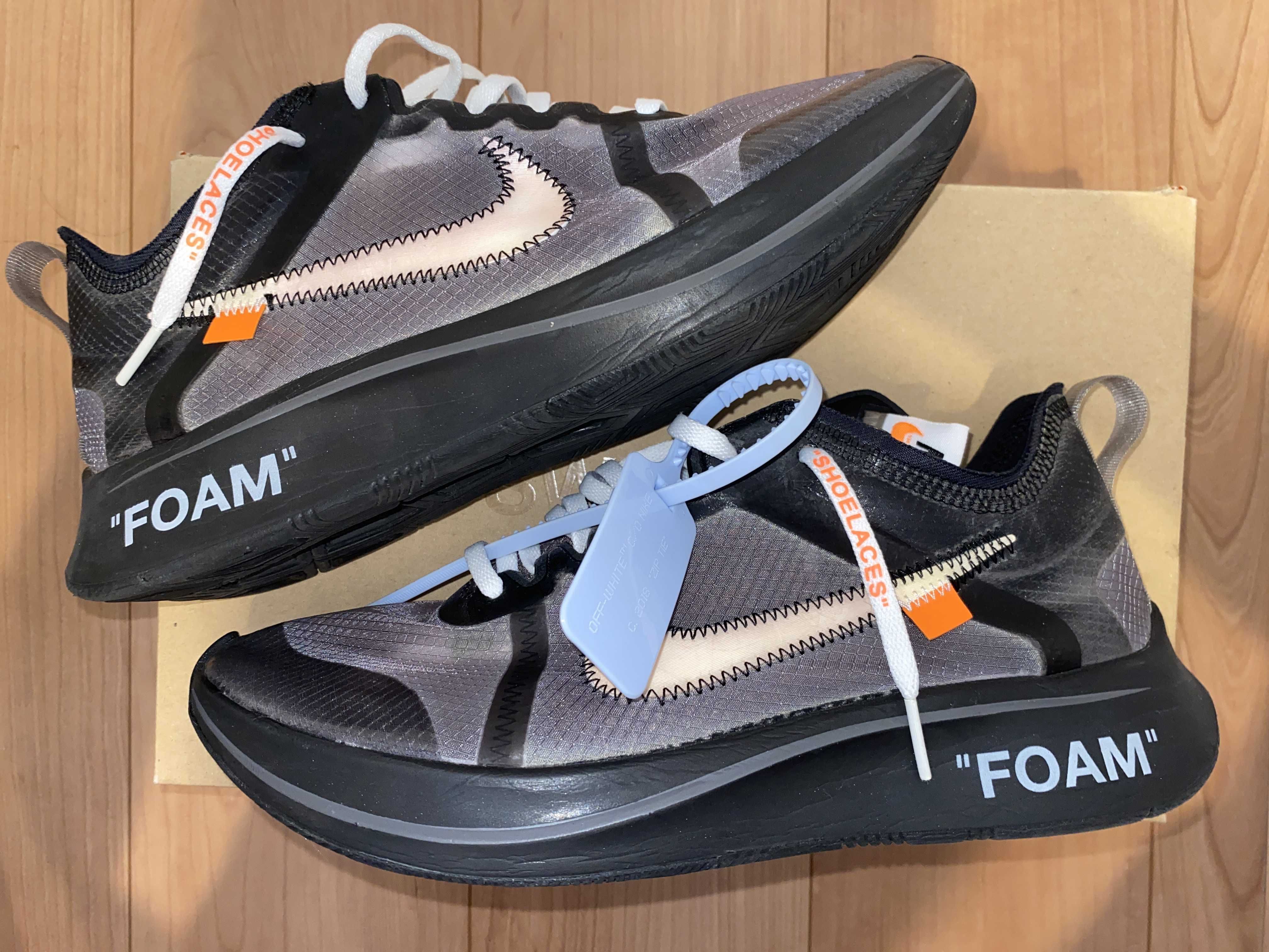Off-White × Nike Zoom Fly "Black"