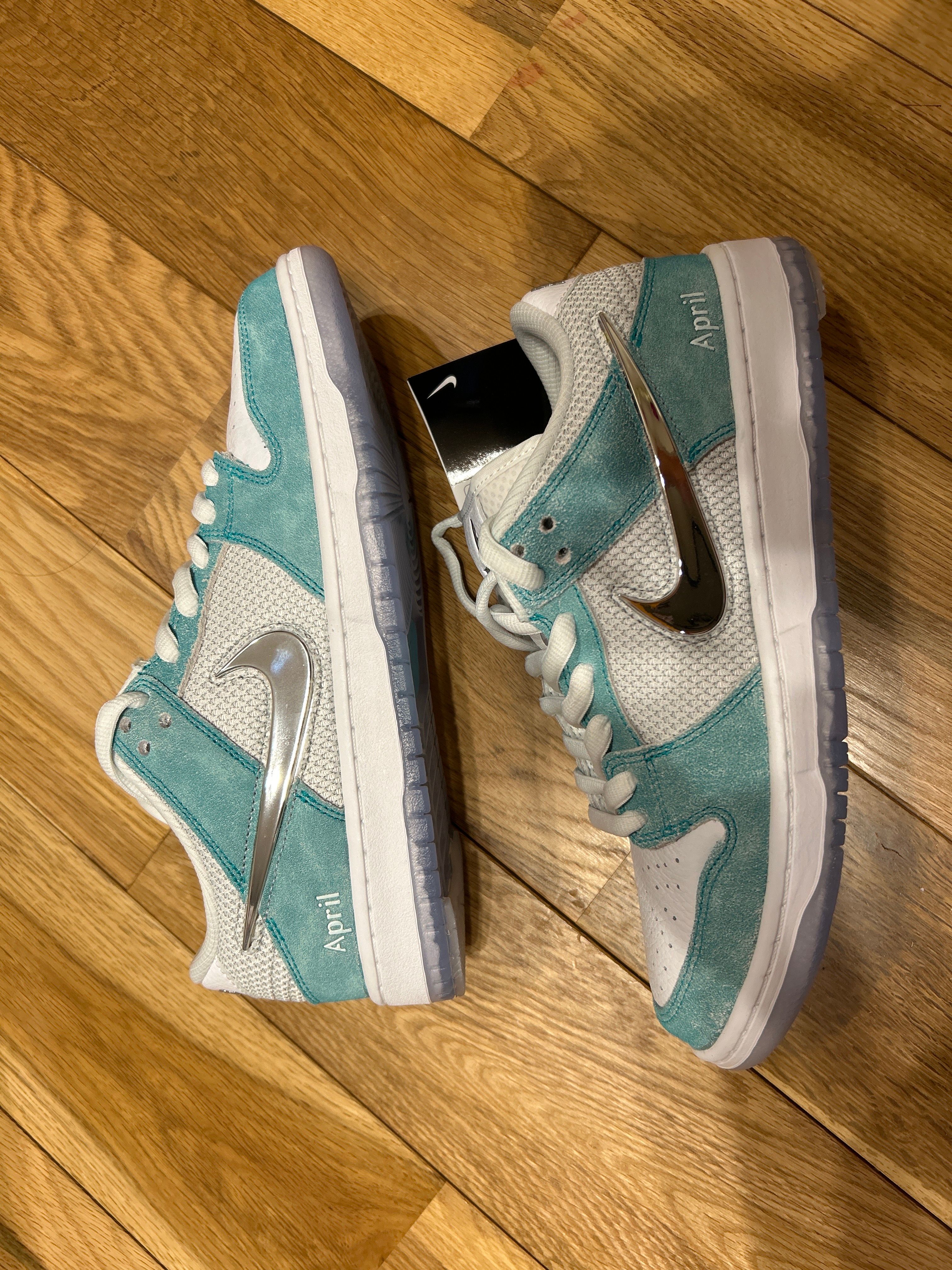 APRIL SKATEBOARDS × Nike SB Dunk Low Pro QS "White and Multi-Color"