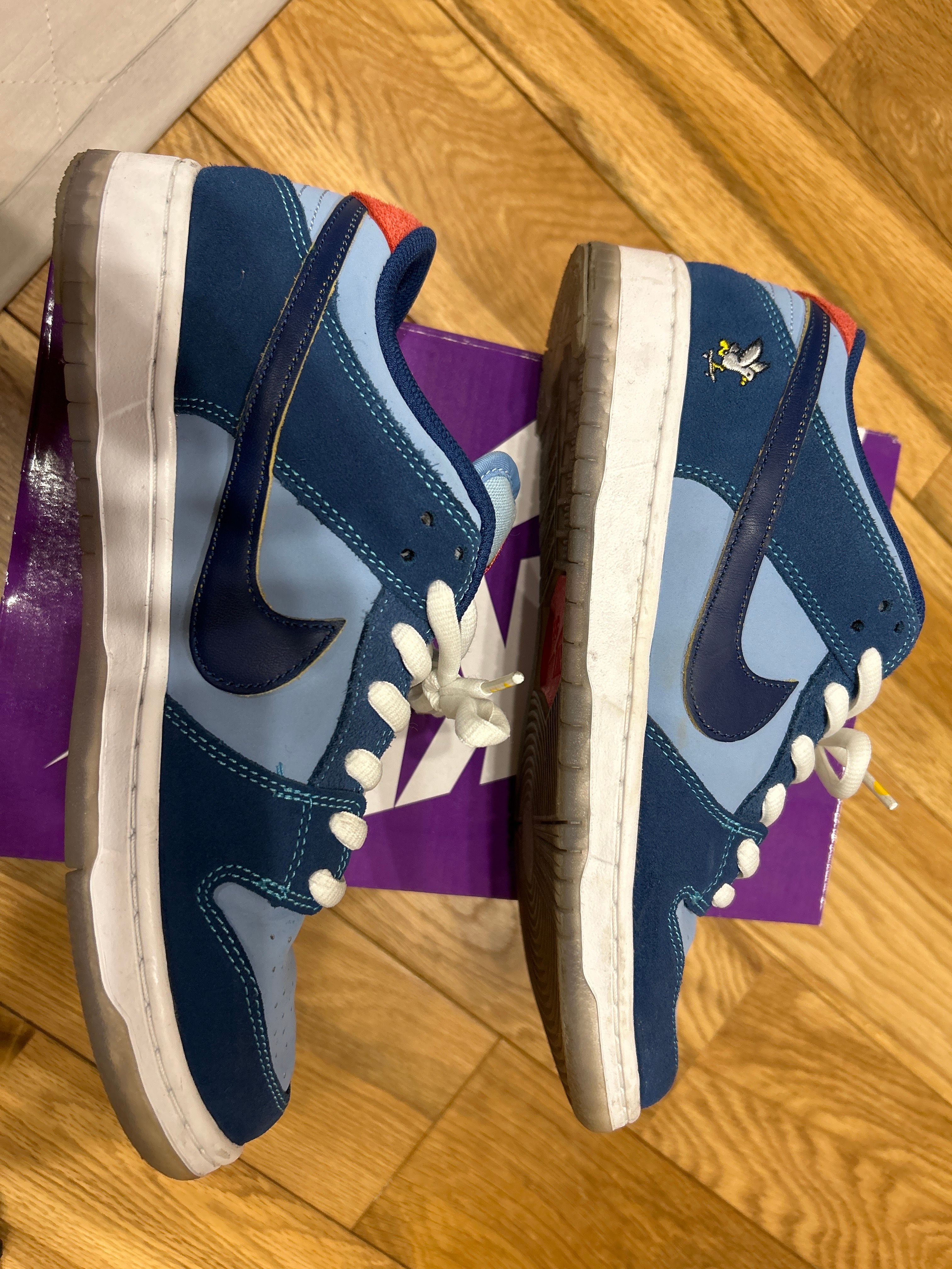 Why So Sad? × Nike SB Dunk Low "Coastal Blue/Speed Yellow-University Red"