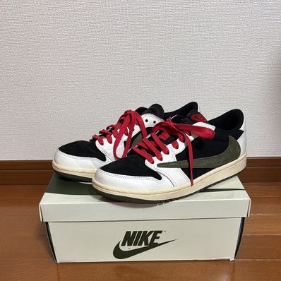 Travis Scott × Nike Women's Air Jordan 1 Low OG "Medium Olive"