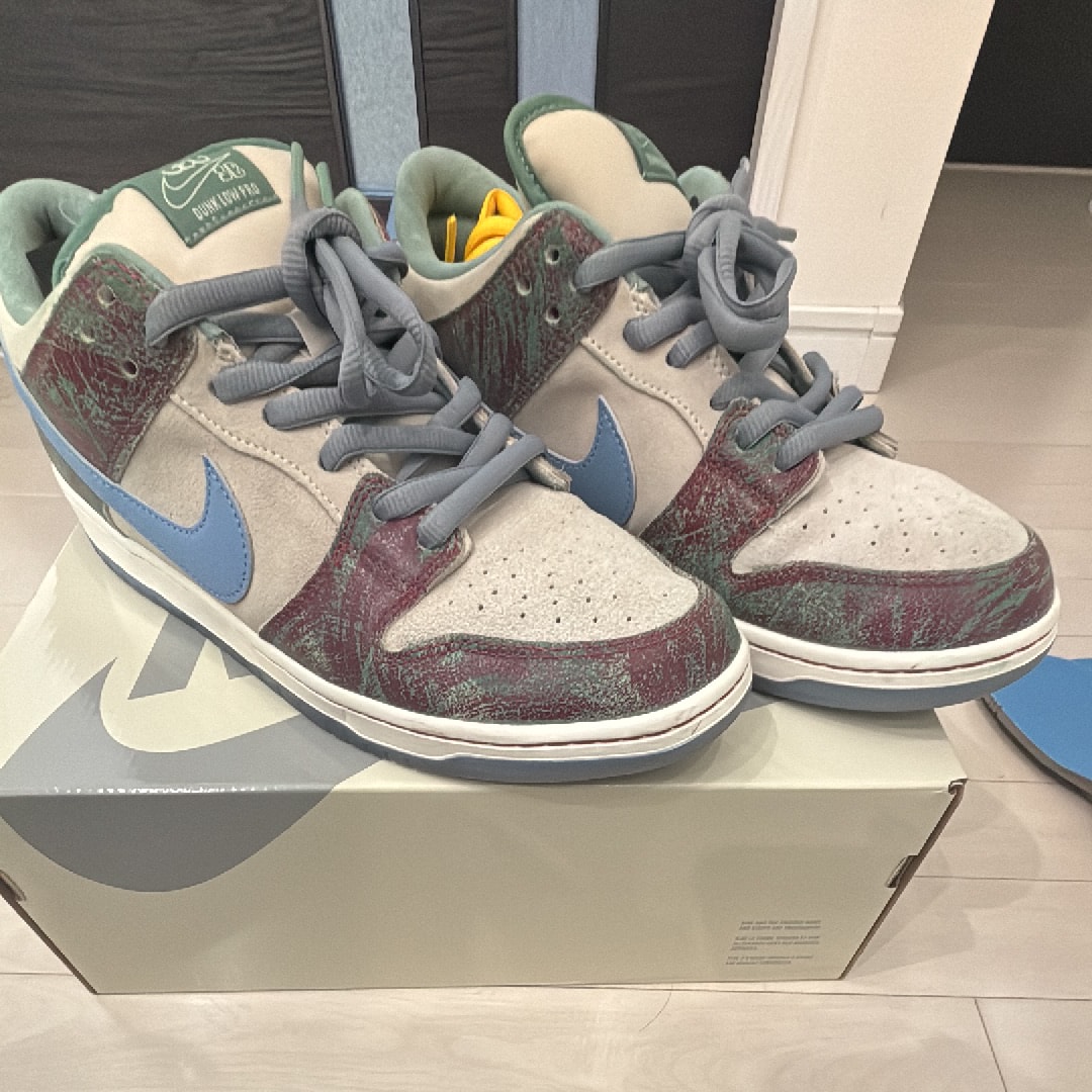 Crenshaw Skate Club × Nike SB Dunk Low PRO QS "Sail/Light Blue-Cedar"