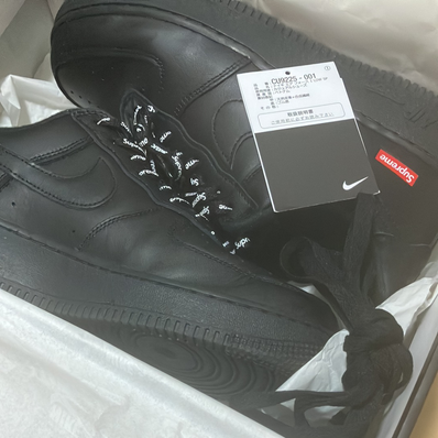 Supreme × Nike Air Force 1 Low "Black"