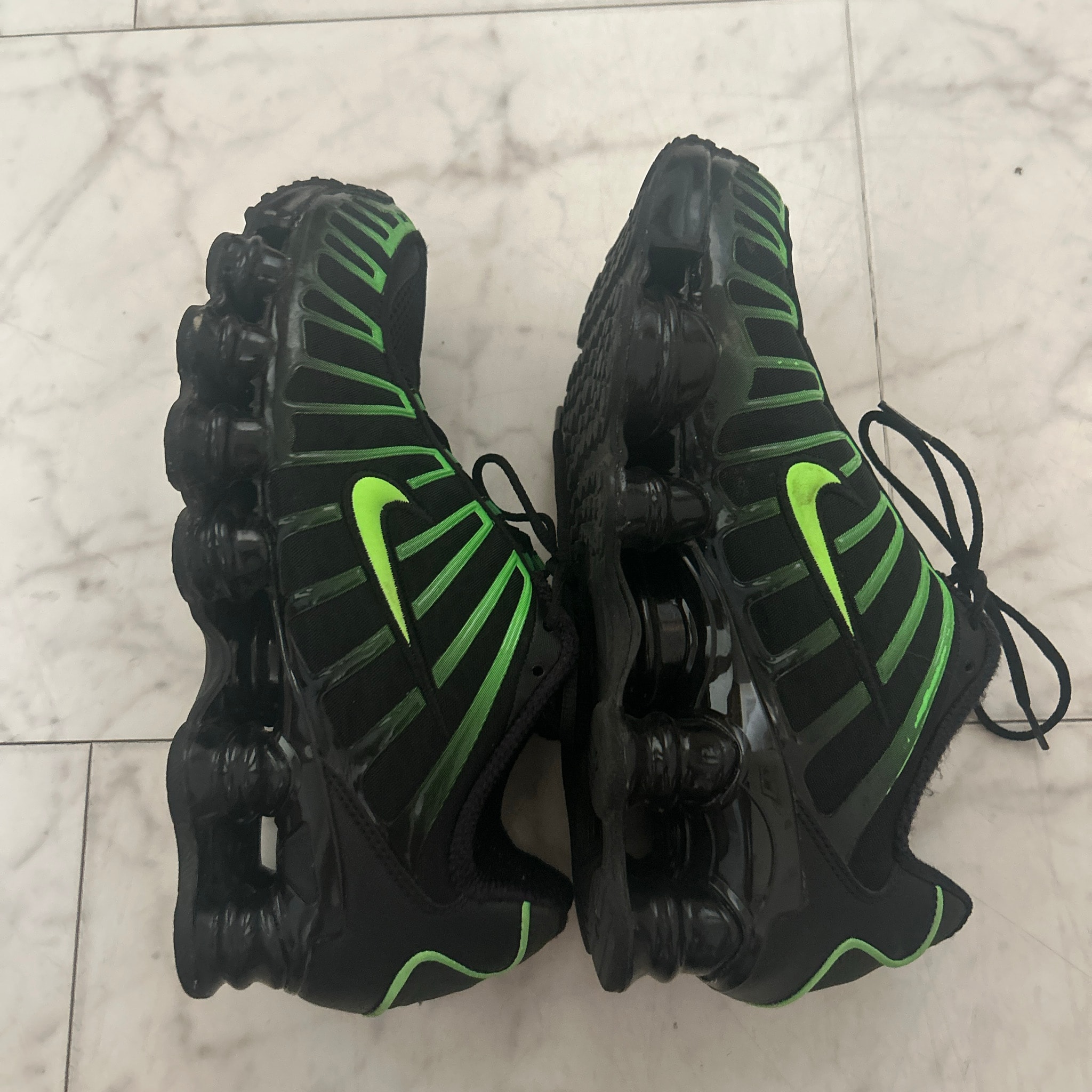 Nike Shox TL "Black/Green Strike"