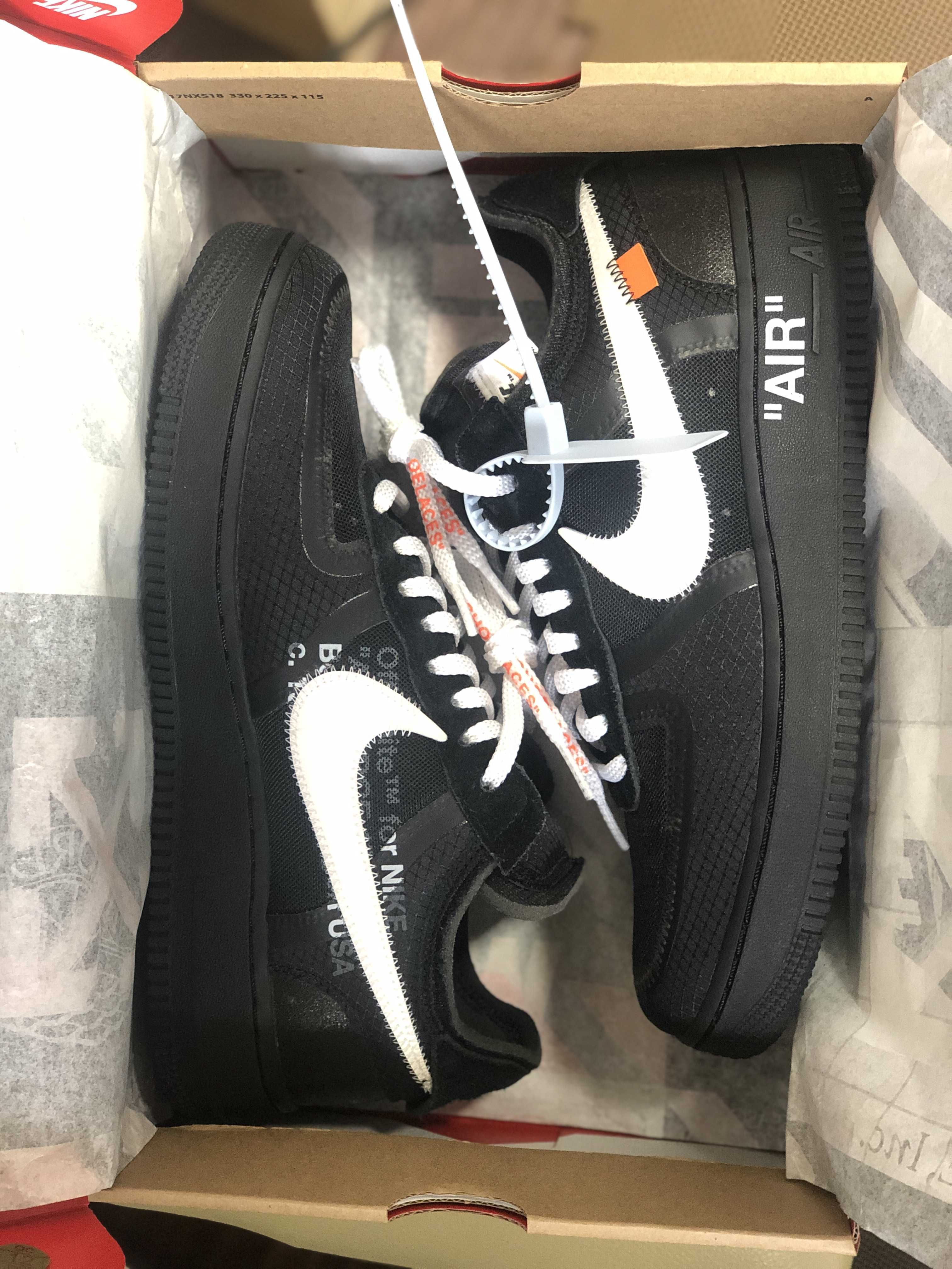 Off-White × Nike Air Force 1 Low "Black"