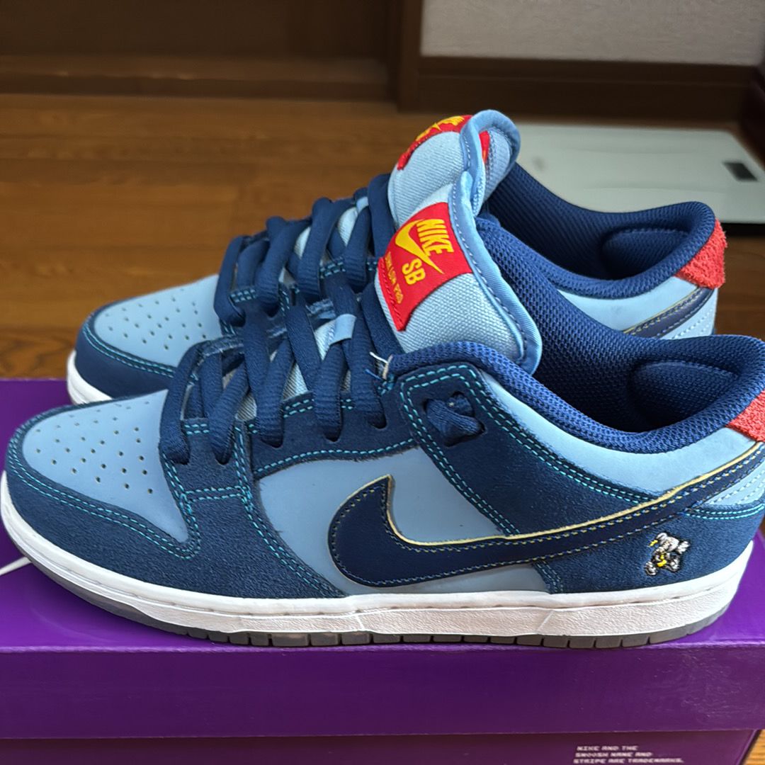 Why So Sad? × Nike SB Dunk Low "Coastal Blue/Speed Yellow-University Red"