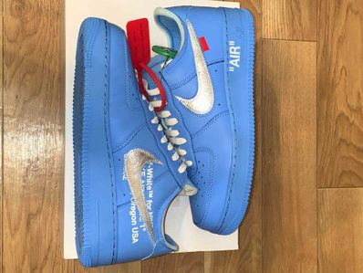 Off-White × Nike Air Force 1 Low "MCA University Blue"