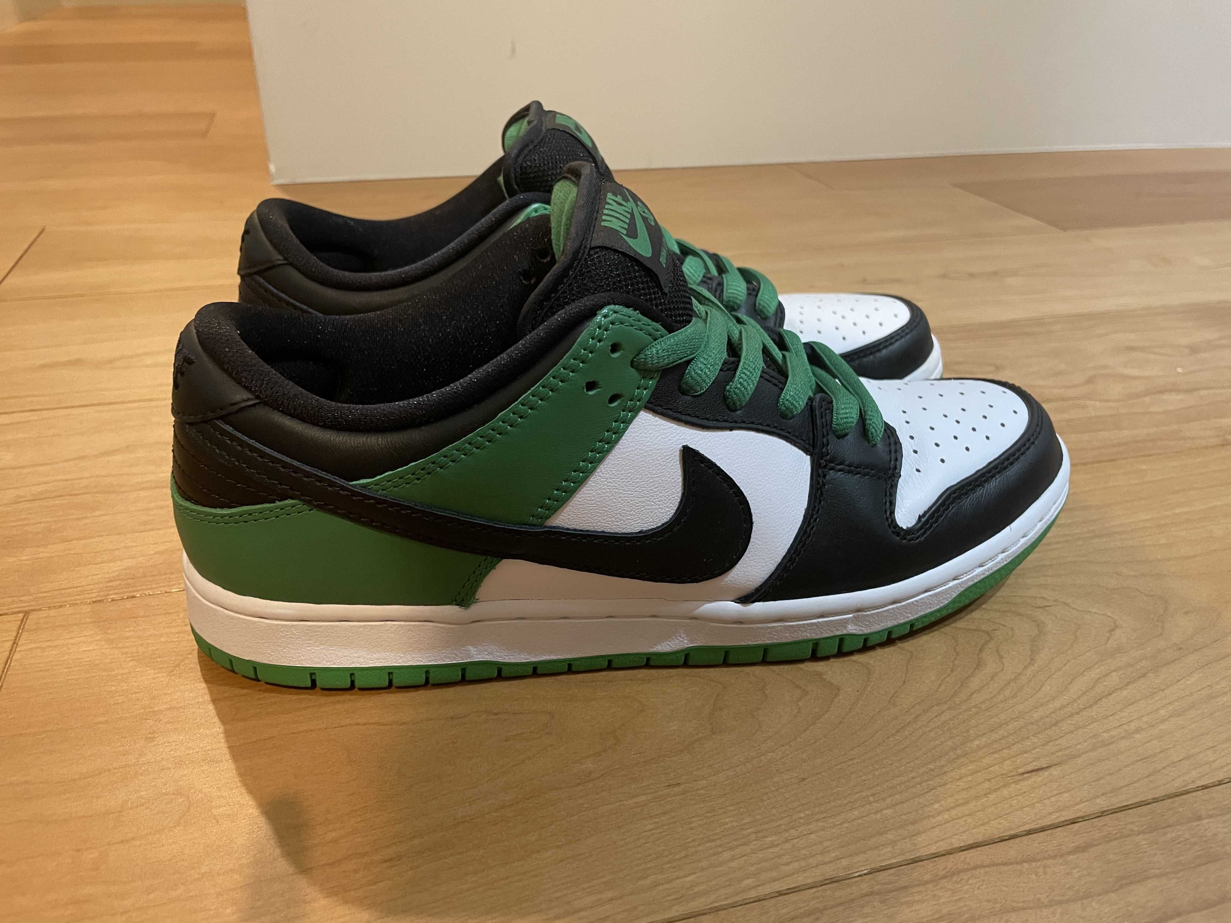 Nike SB Dunk Low Pro "Black and Classic Green"