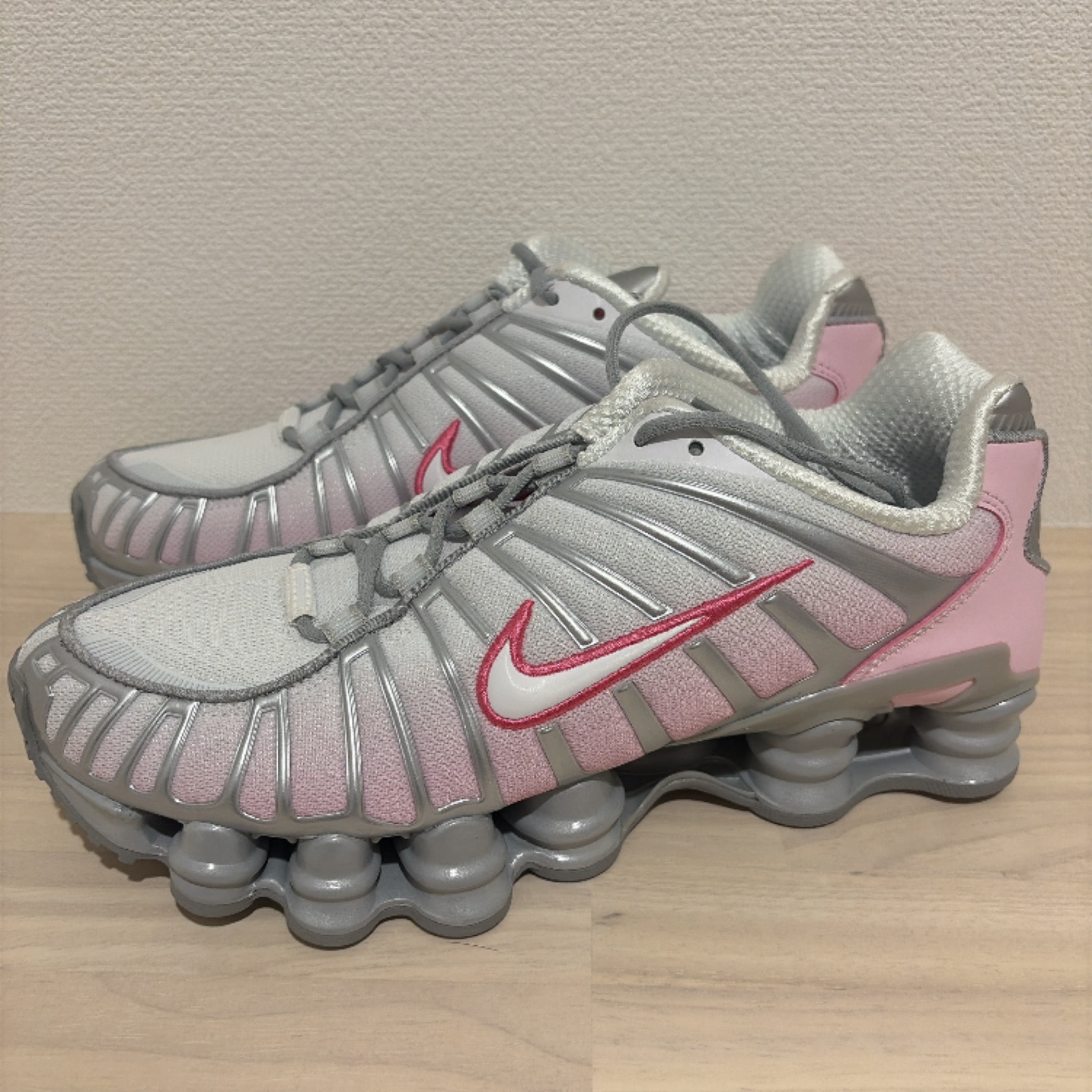Nike Women's Shox TL "Metallic Platinum/Pinksicle"