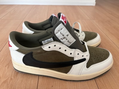 Travis Scott × Nike Air Jordan 1 Low OG SP "Reverse Olive"