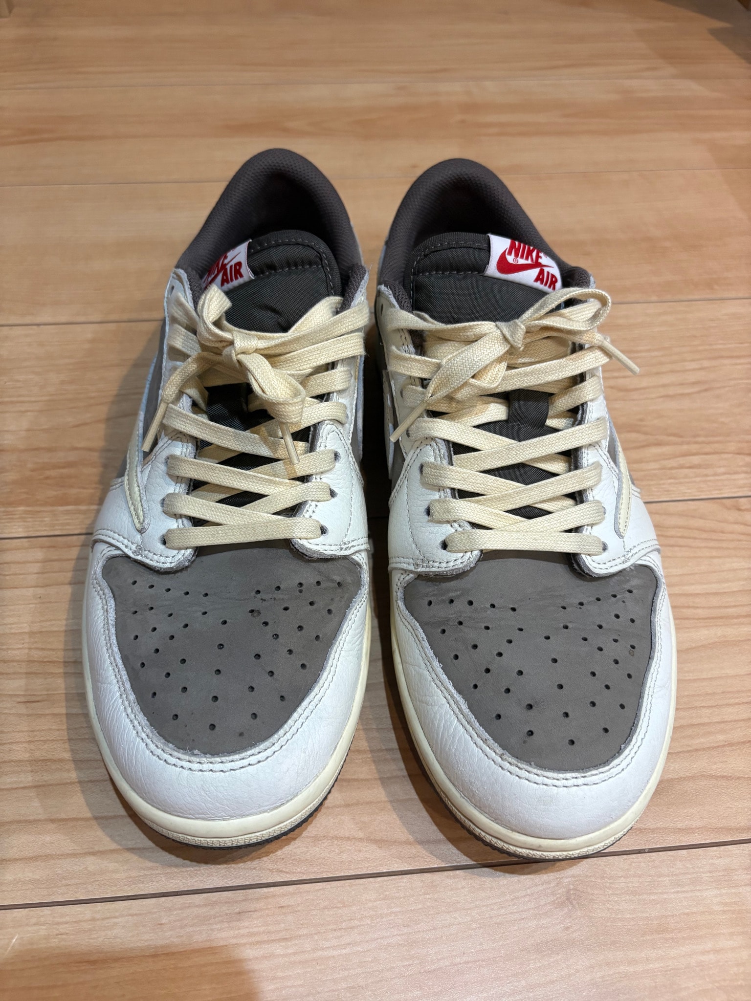 Travis Scott × Nike Air Jordan 1 Low OG SP "Reverse Mocha/Sail and Ridgerock"