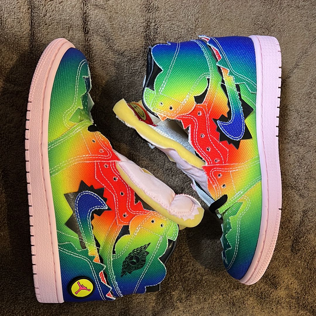 J Balvin × Nike Air Jordan 1 High OG "Rainbow"
