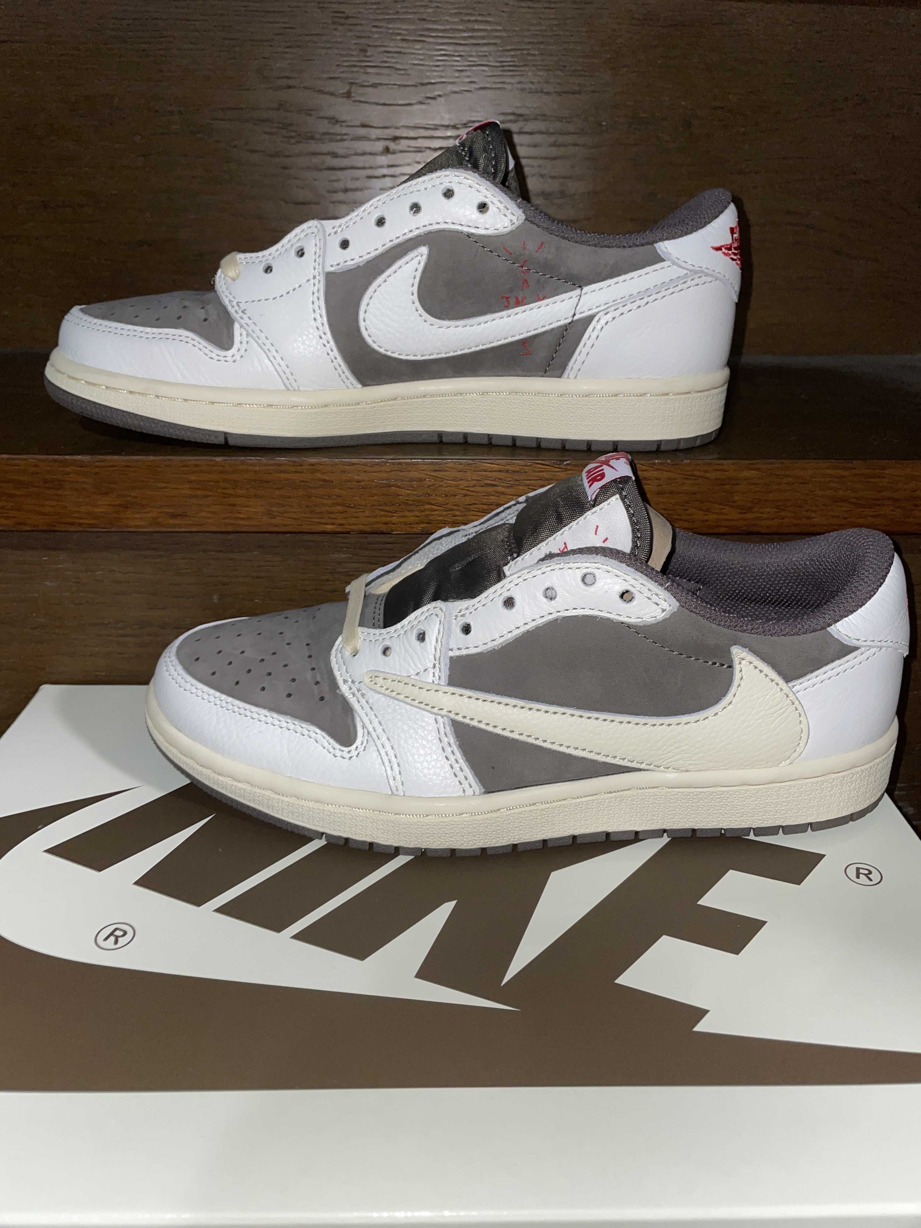 Travis Scott × Nike Air Jordan 1 Low OG SP "Reverse Mocha/Sail and Ridgerock"