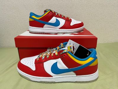 FRUiTY PEBBLESTM × Nike Dunk Low QS "Habanero Red/Dark Sulfur/Laser Blue"