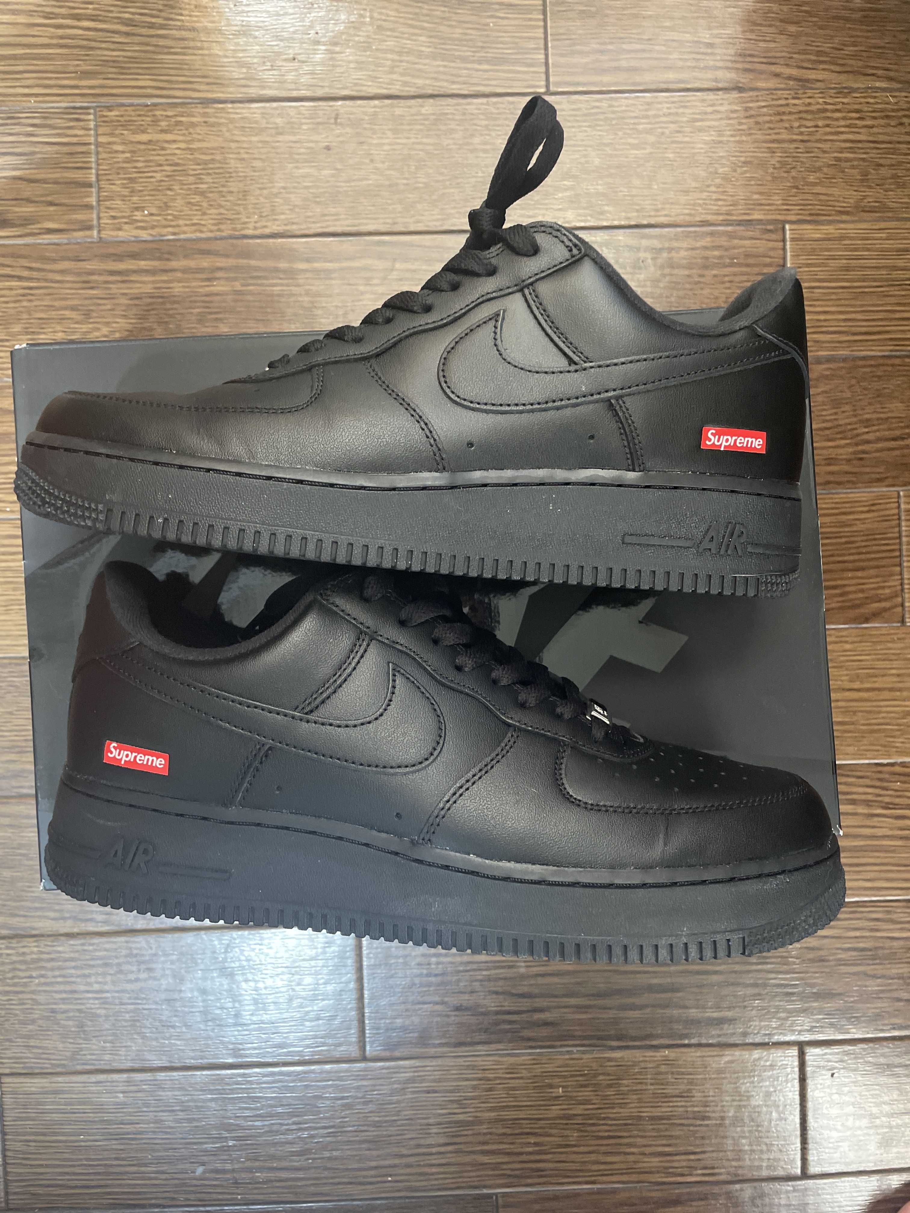 Supreme × Nike Air Force 1 Low "Black"