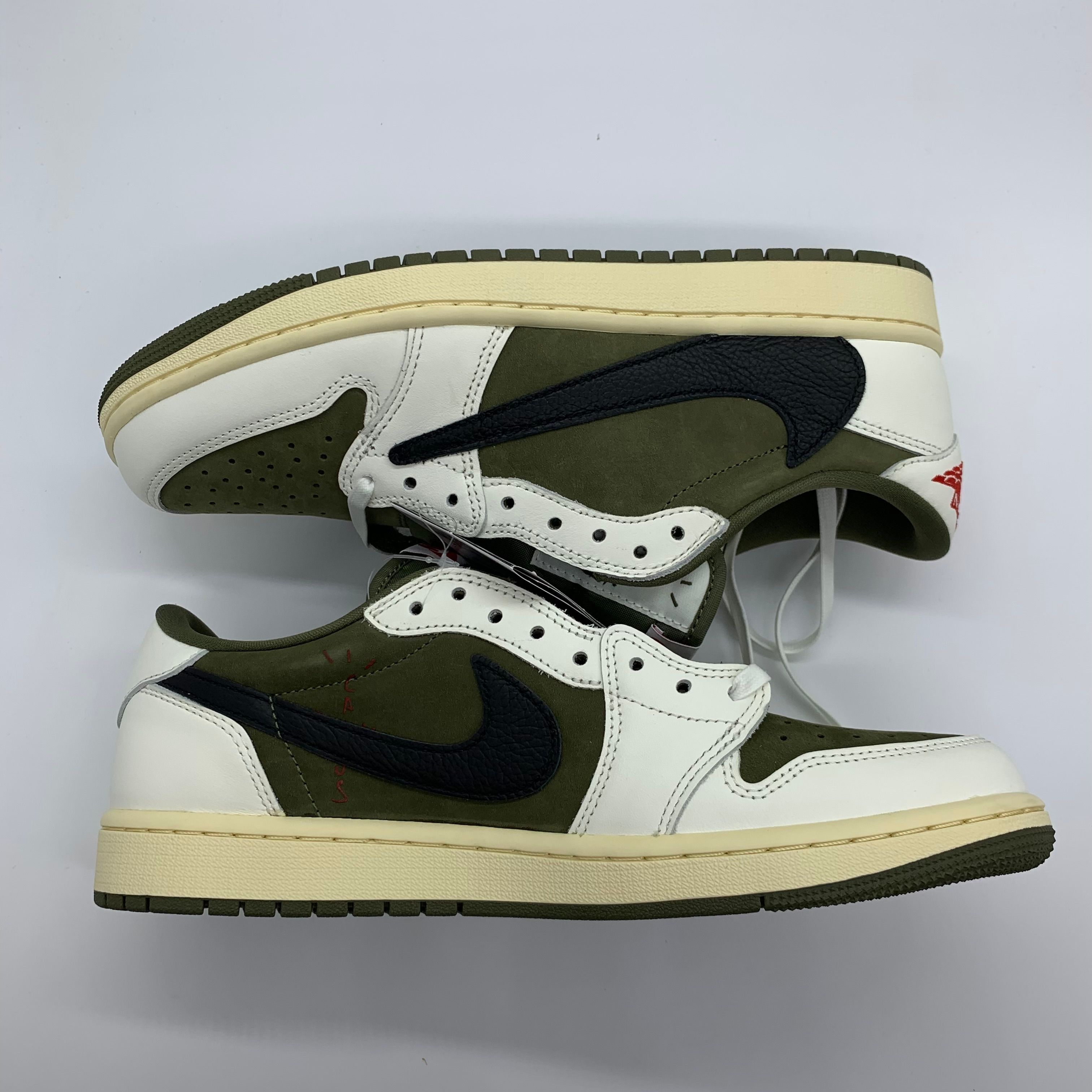 Travis Scott × Nike Air Jordan 1 Low OG SP "Reverse Olive"
