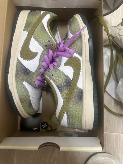 Alexis Sablone × Nike SB Dunk Low Pro "White and Pacific Moss"