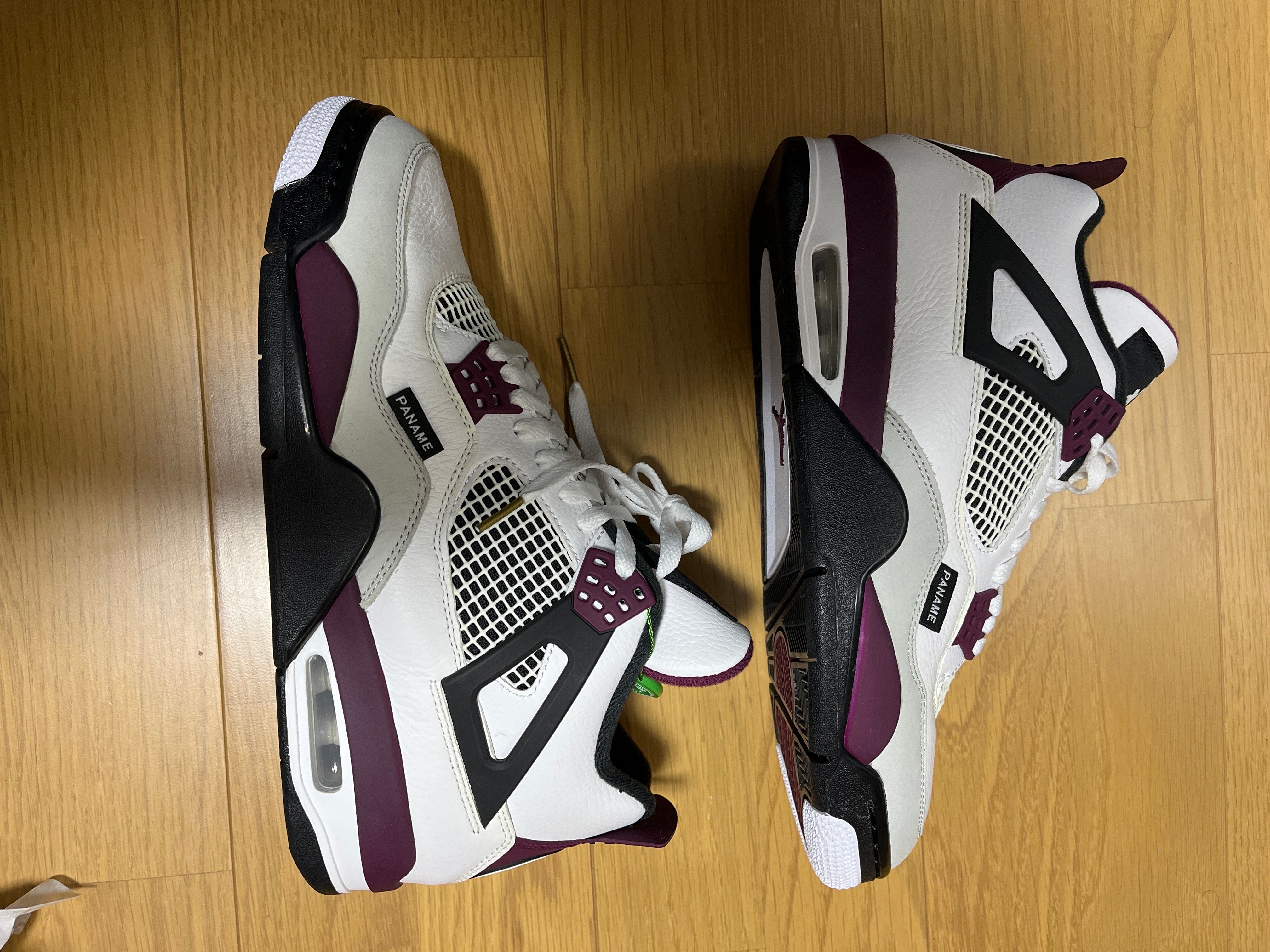 Paris Saint Germain ×Nike Air Jordan 4 Retro "White/Bordeaux/Neutral Gray"