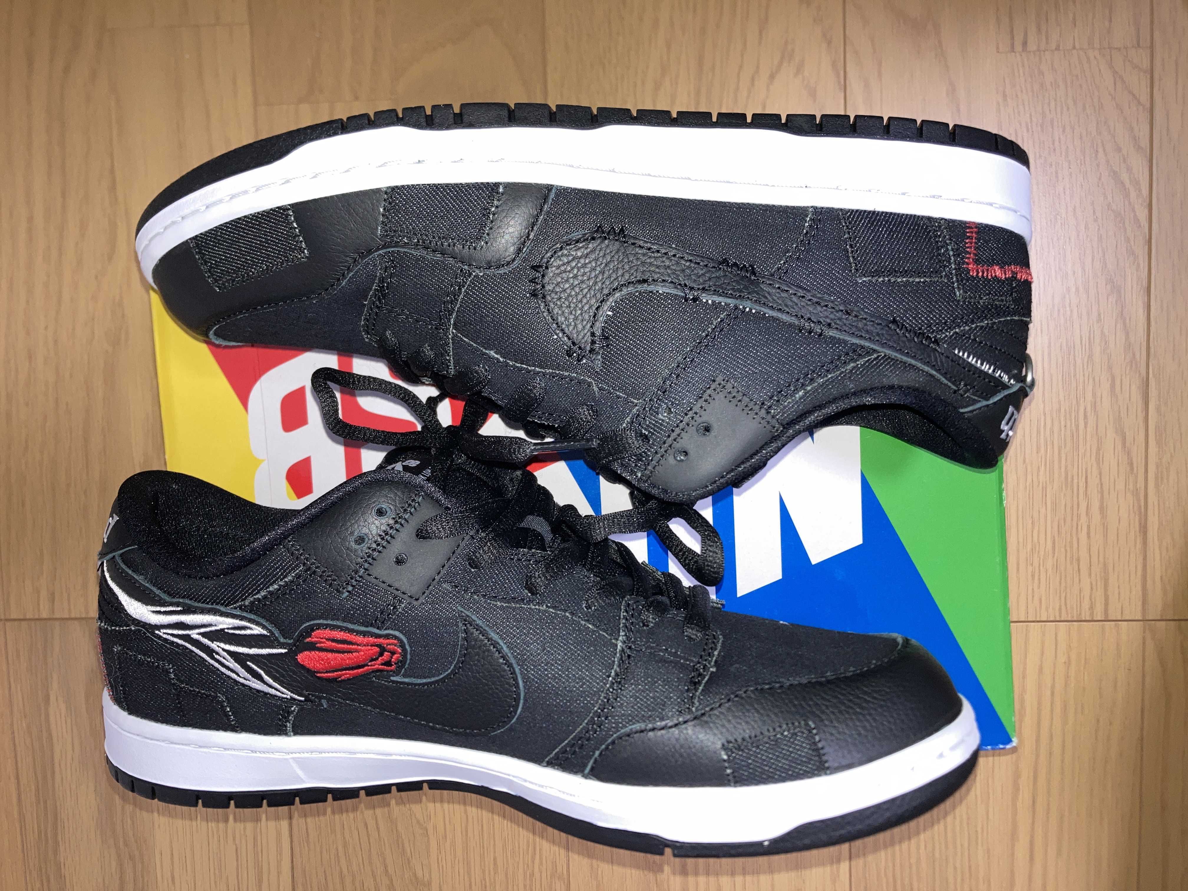 Wasted Youth × Nike SB Dunk Low "Black Denim" / VERDY