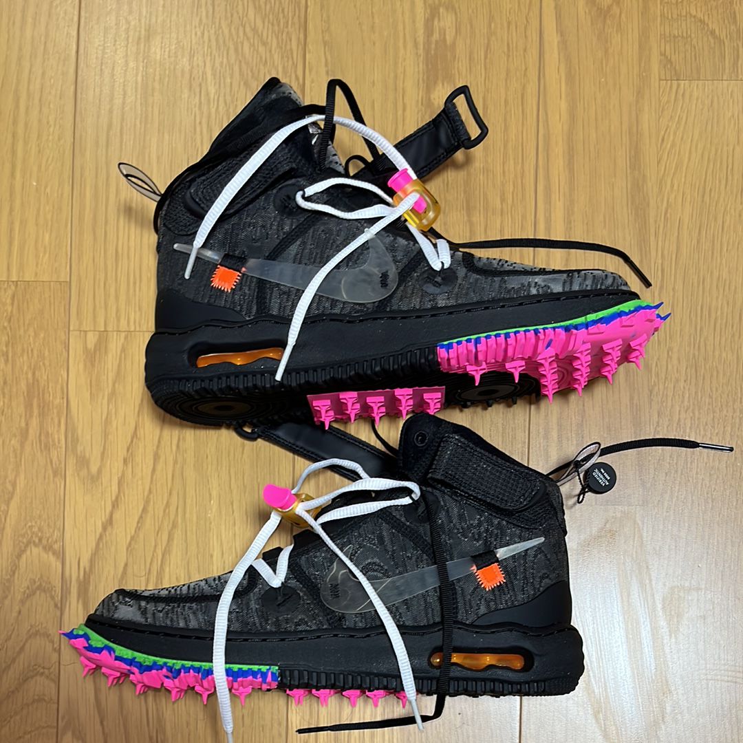 Off-White × Nike Air Force 1 Mid "Black"