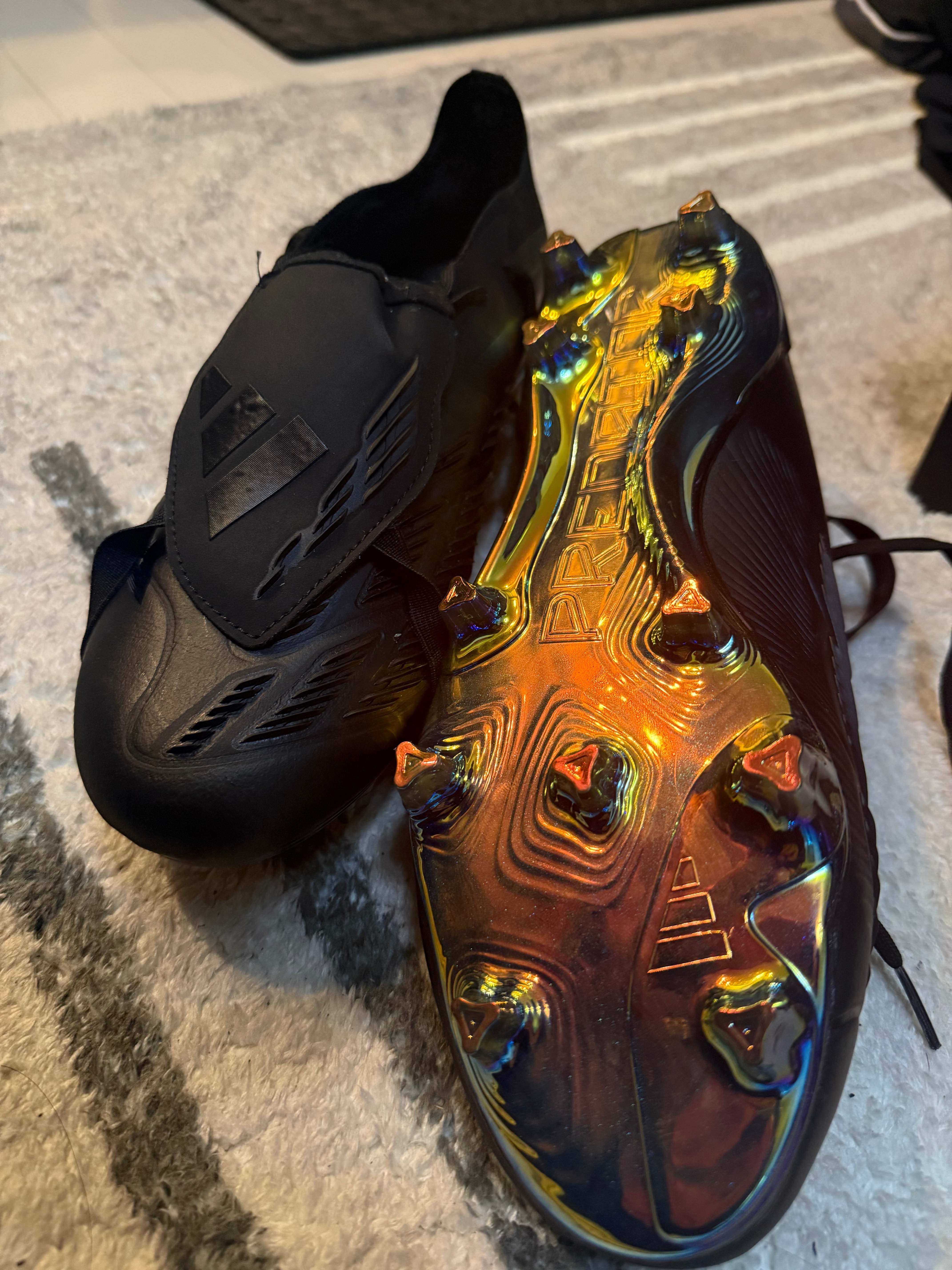 adidas Predator 24+ Firm Ground Cleats "Core Black/Carbon"