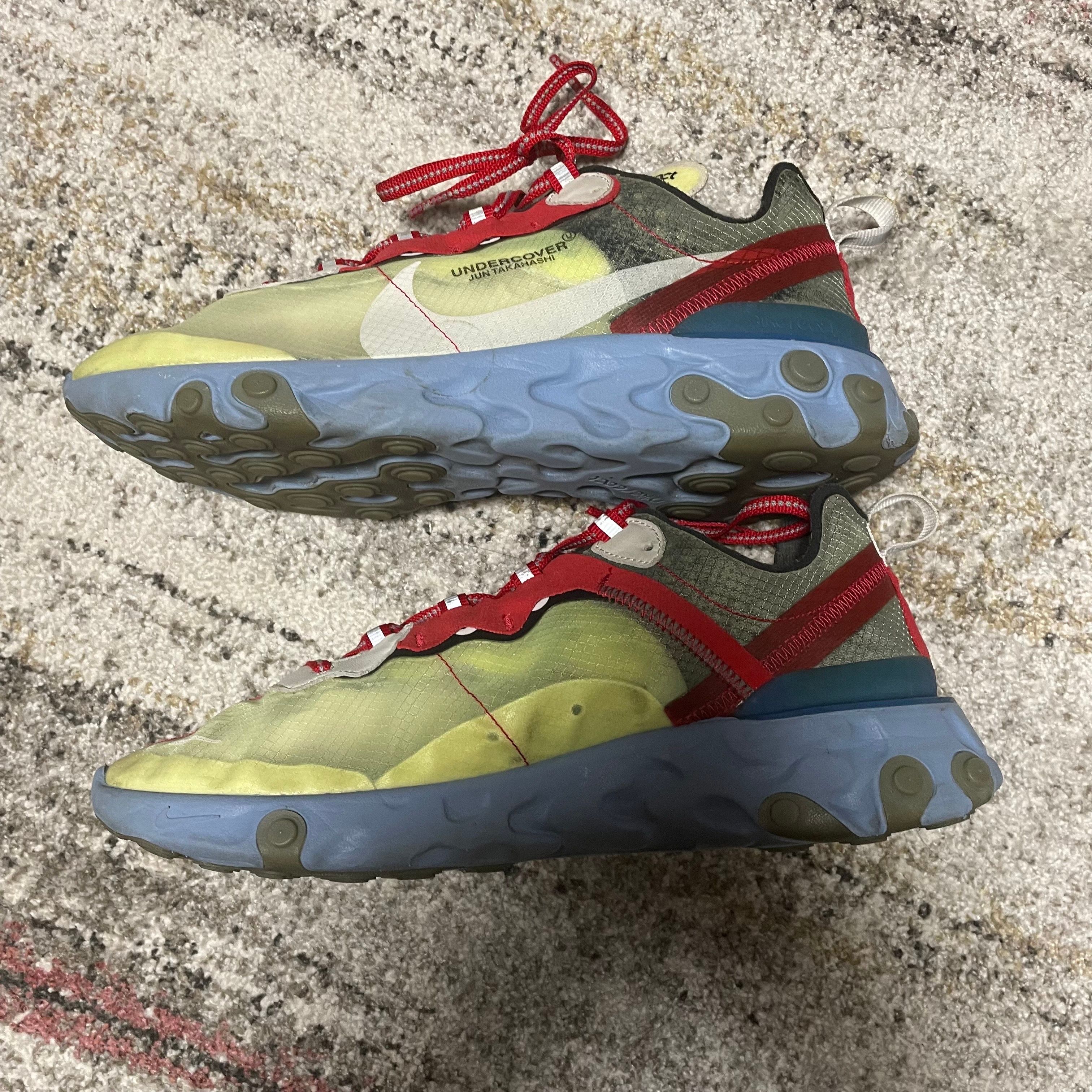 UNDERCOVER × Nike React Element 87 "Yellow/Red"