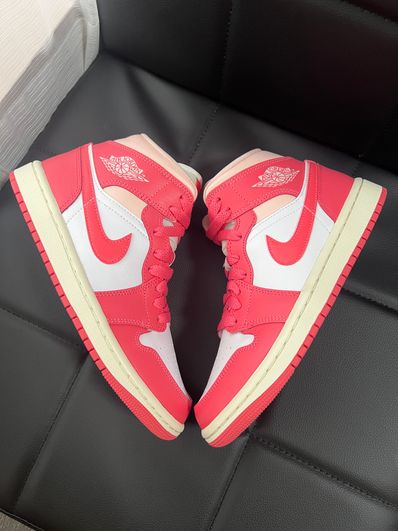 Nike Women's Air Jordan 1 Mid "Strawberries and Cream"