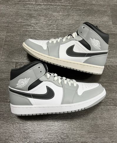Nike Air Jordan 1 Mid "Grey White/Anthracite"