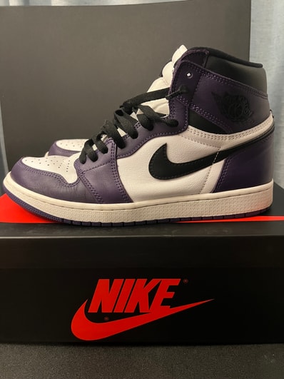 Nike Air Jordan 1 Retro High OG "Court Purple/White/Black" (2020)