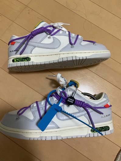 Off-White × Nike Dunk Low "Sail/Neutral Gray"