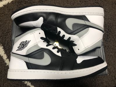 NIKE AIR JORDAN 1 MID "WHITE SHADOW"