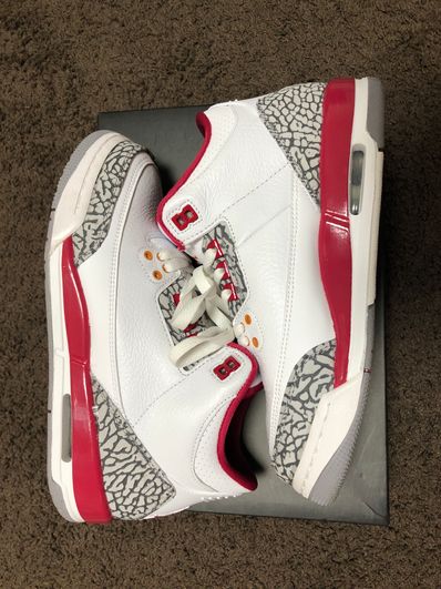 Nike GS Air Jordan 3 "Cardinal Red"