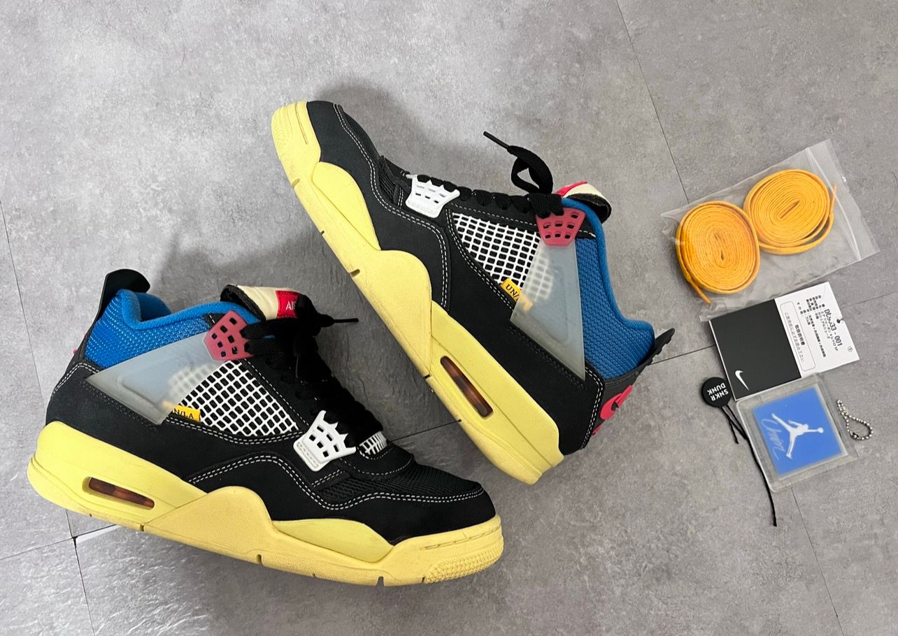 UNION × Nike Air Jordan 4 "Off Noir"
