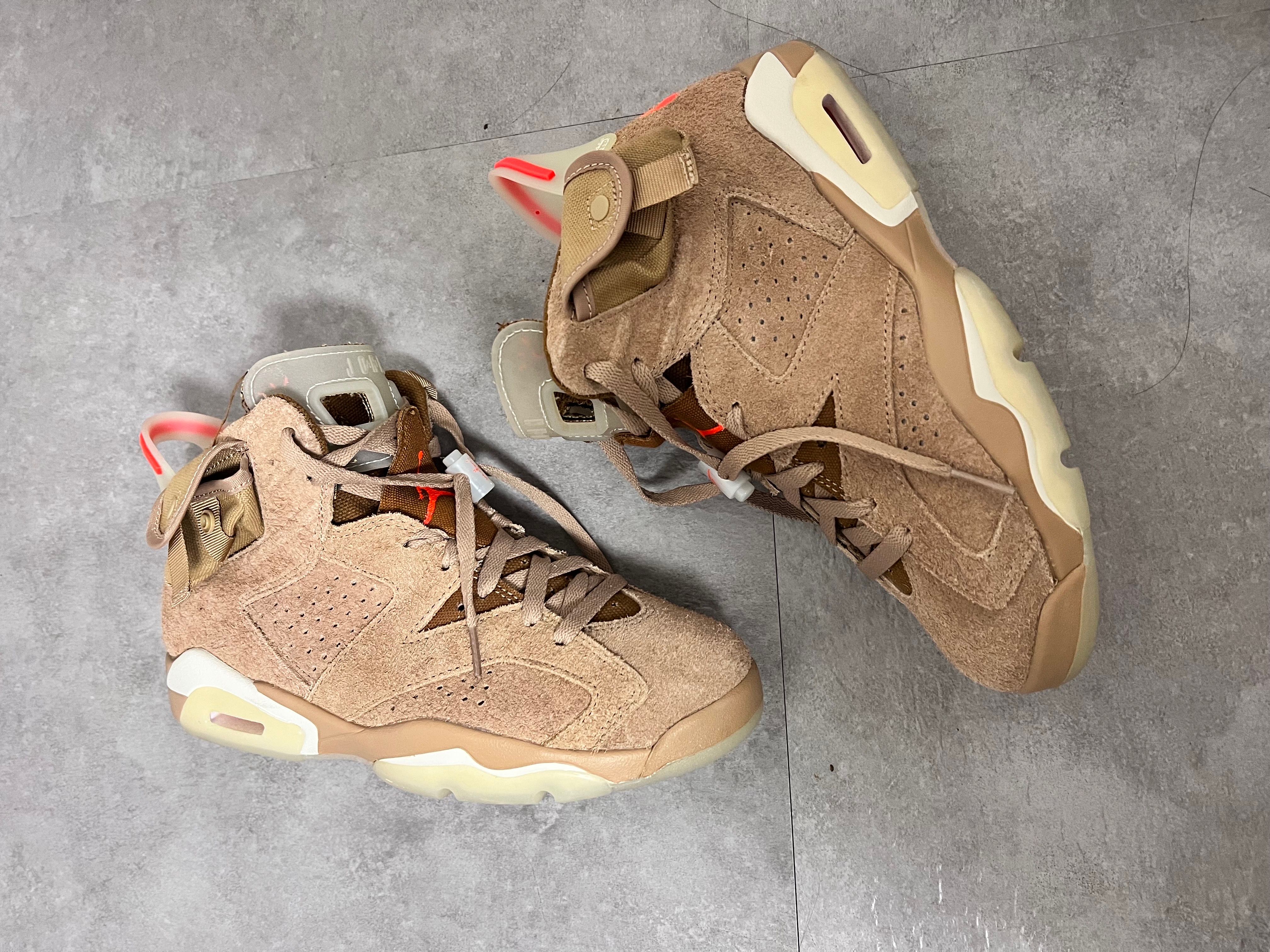 Travis Scott × Nike Air Jordan 6 "British Khaki"