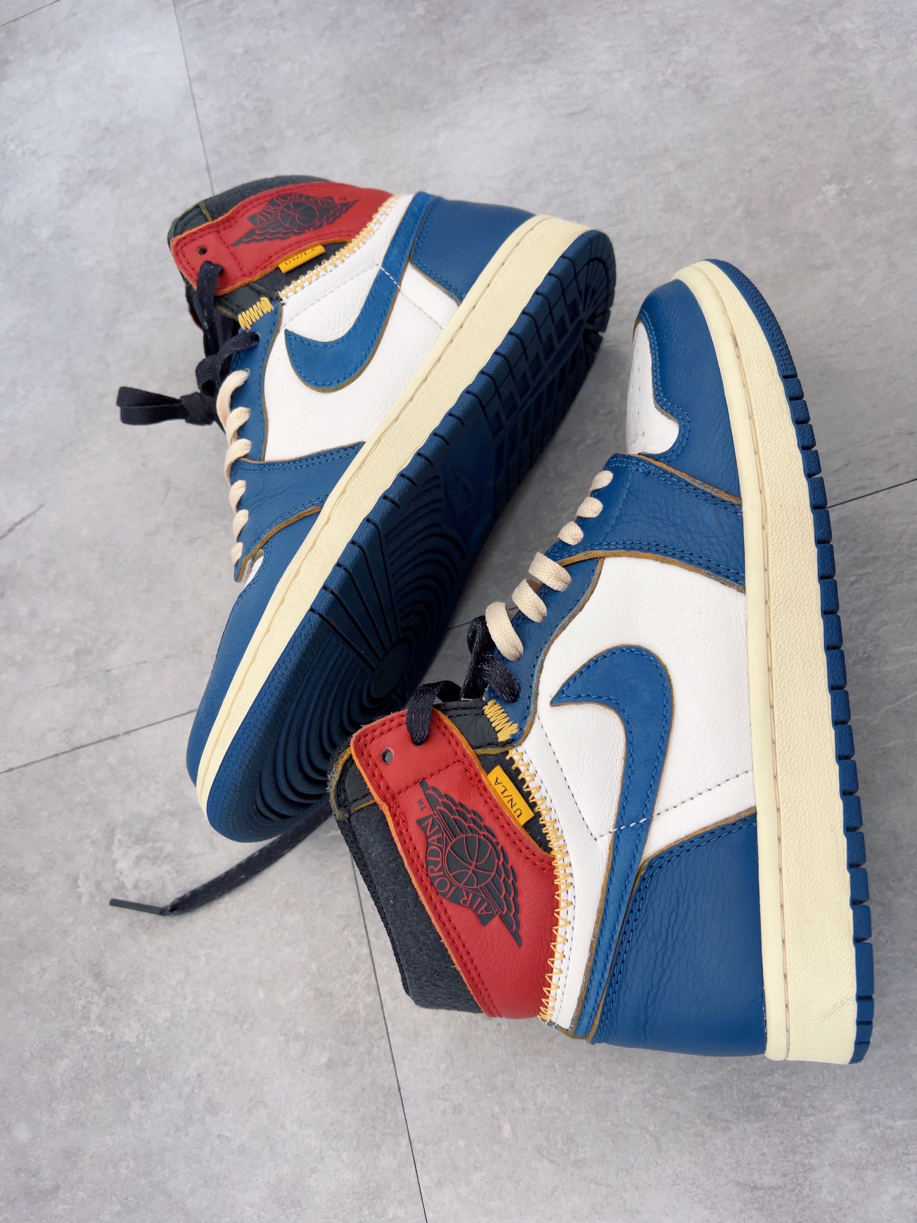 Union × Nike Air Jordan 1 Retro High OG NRG "Storm Blue/Varsity Red"