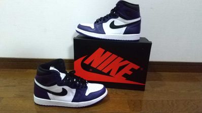 Nike Air Jordan 1 Retro High OG "Court Purple White/Black" (2020)
