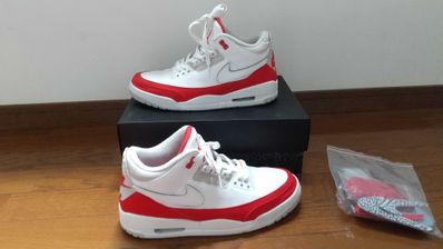 Nike Air Jordan 3 Retro "Tinker White/University Red"